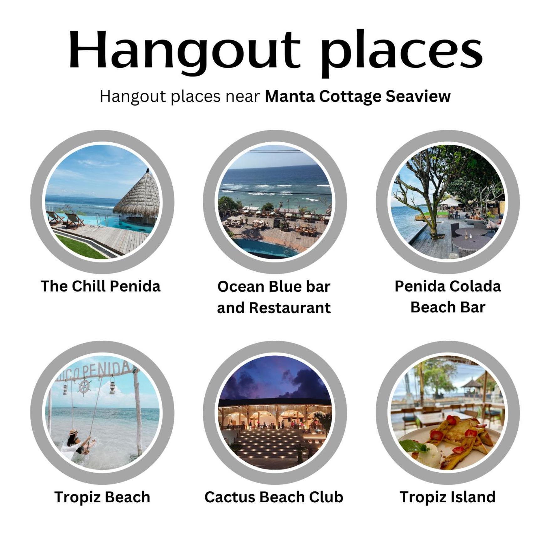 Manta Cottages With Sea View Batununggul Esterno foto